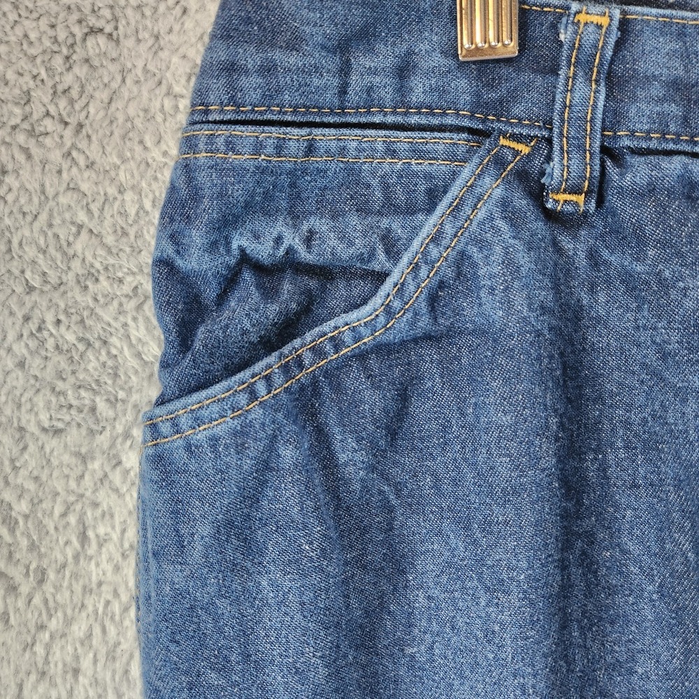 Big Ben Jeans Mens 40 X 30 Blue Denim 100% Cotton Straight Leg High Rise Zip Fly - Picture 7 of 14